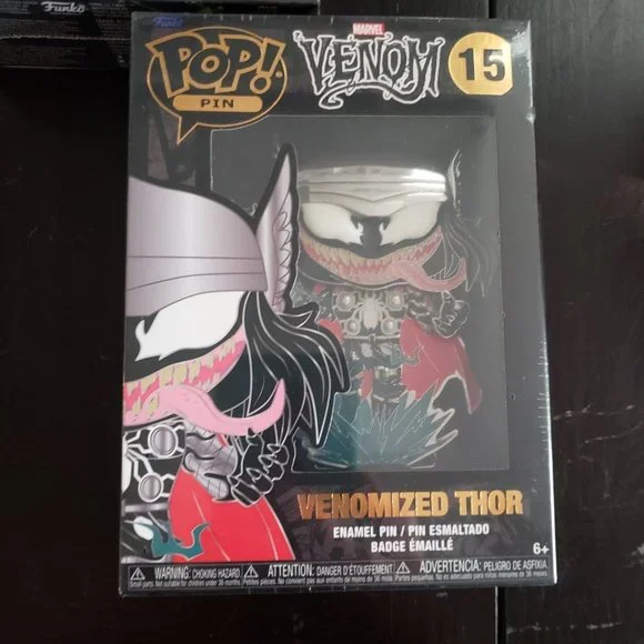 Funko Pop Pins Kid Loki, Venomized Loki & Venomized Thor - Picture 2 of 5